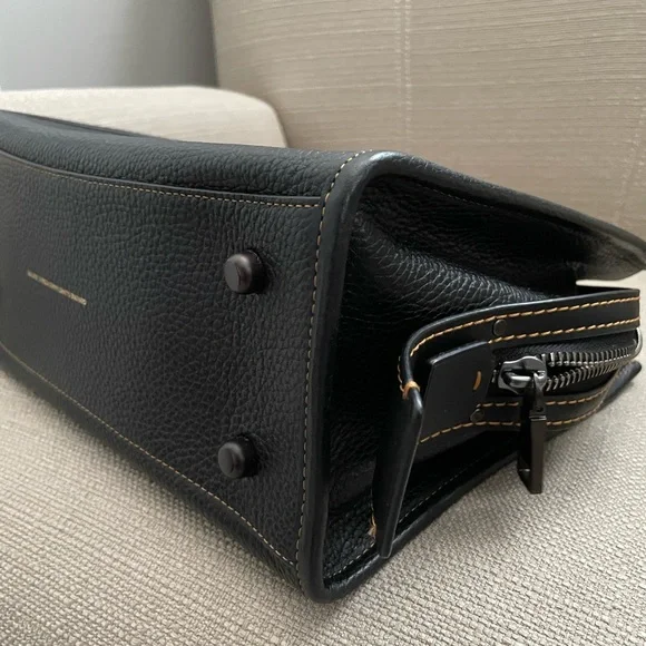🍁SOLD Coach Rogue 30 bag black new with tags - Picture 7 of 13